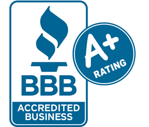 BBB Accredited Business A+ Rating logo